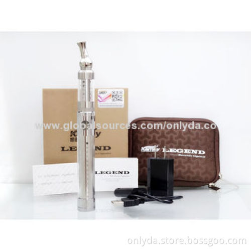 Dual-heating Coils Huge Vapor Electronic Cigarette Atomizers, Colorful Light, 1,300mAh Battery